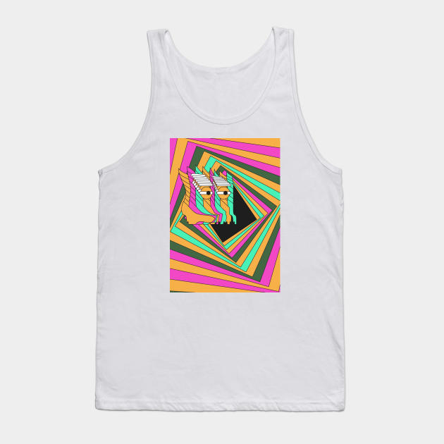 Weird face Tank Top by kamilowanydesign